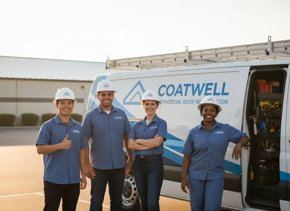Commercial roof coating company in Sharpsburg, GA